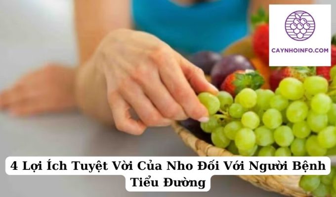 4 Lợi Ích Tuyệt Vời Của Nho Đối Với Người Bệnh Tiểu Đường