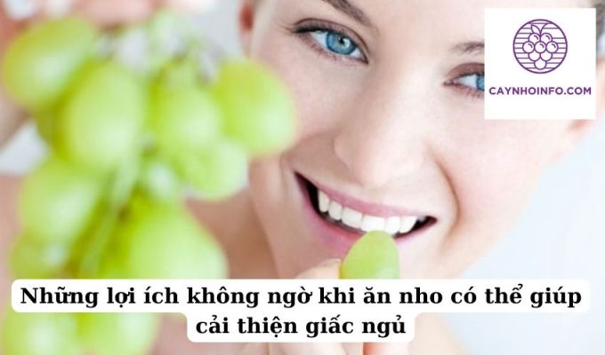 Những lợi ích không ngờ khi ăn nho có thể giúp cải thiện giấc ngủ